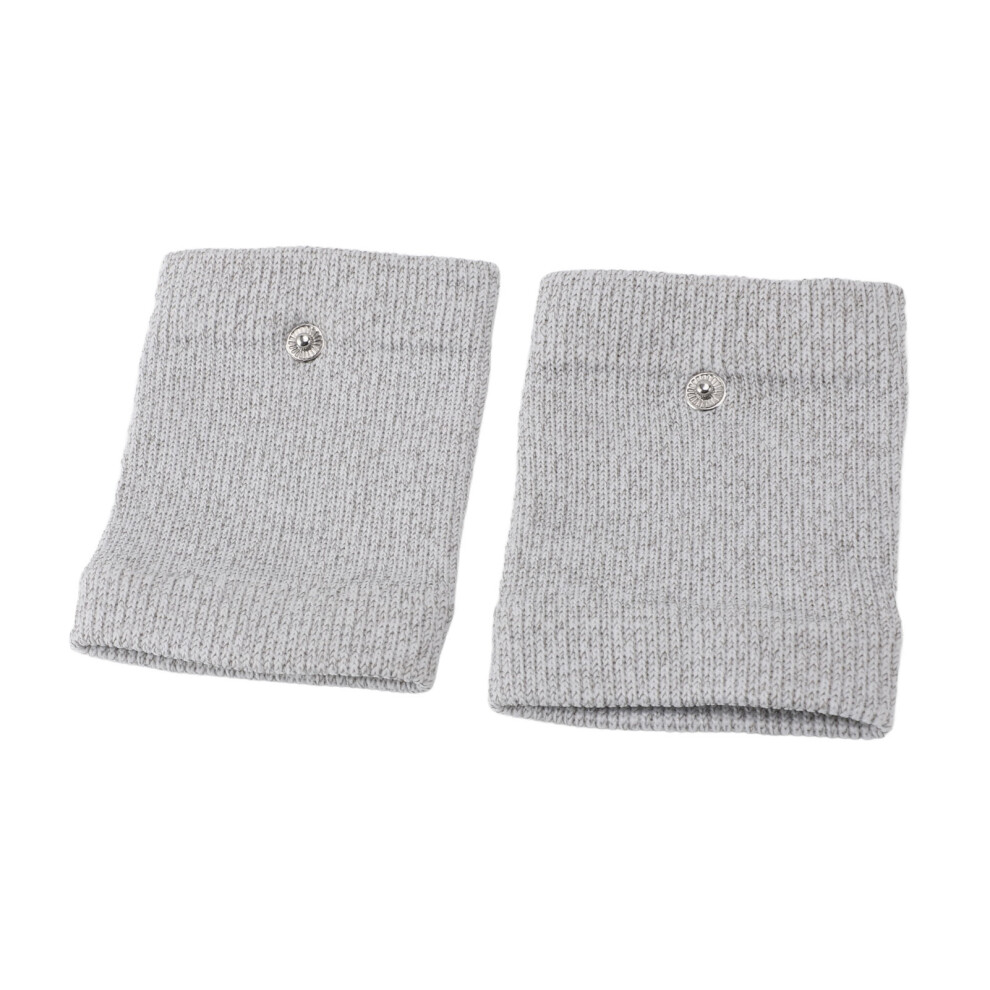 1 Pair Electrode Massage Wrist Brace Silver Fiber DDS Electrode Pulse Conductive Wristband for Reduce Swelling