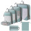 1 Set Kompressions-Packwürfel 7-teilig XL/L/M/S Blau 3