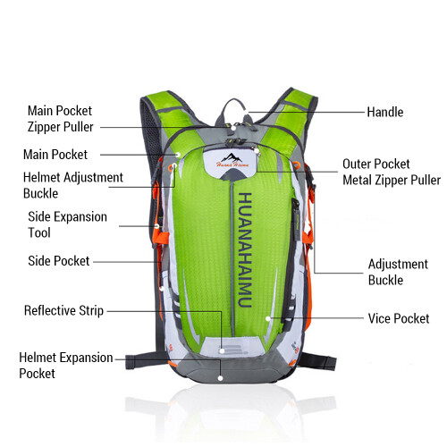 Running Hydration Backpack Breathable Water Bladder Backpack Waterproof Hydration Rucksack