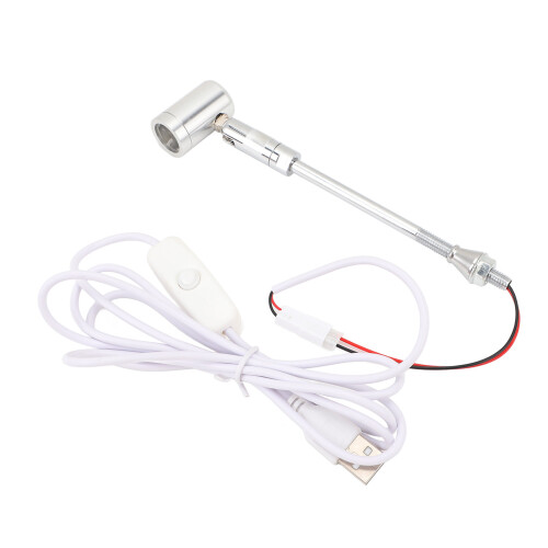 LED 180 USB Schmuck-Spotlight 100 lm 150 mm Silber 1