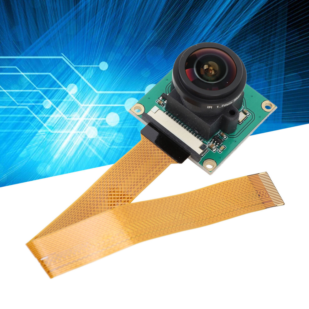 Camera Module 1080P 5Mp 175 Wide Angle 2592X1944 Csi Interface Camera Board With Ov5647 Sensor 3.6Mm Lens For Raspi 5 Zero 8281313909101