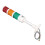 LED Signal Tower Stack Light 220V Industrial Warning Andon Column Indicator Lamp 3 Layer for CNC Machine with Buzzer 15