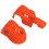 2er Pack orange Frontgabel-Schuhabdeckungen XC/XCF/SX/SXF/6D 15