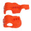 2er Pack orange Frontgabel-Schuhabdeckungen XC/XCF/SX/SXF/6D 14