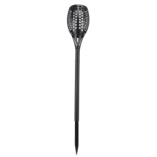 Solar-Taschenlampe 96 LEDs 283596 Stück 2200 mAh schwarz