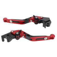 1 Paar faltbare CNC-Alu-Bremshebel YZF-R125 rot