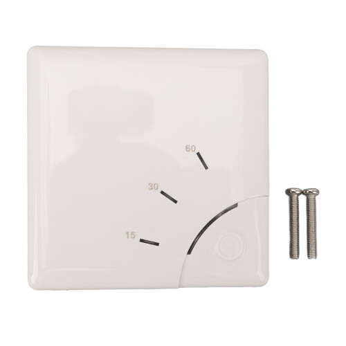 Wand-Timer-Schalter 15-30-60min, 100-265V, 86x86mm 1