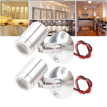LED Spotlights DC12V Adjustable Angle High Brightness Indoor Uplighting Ceiling Spot Light Accent Lamp for Jewelry Display Case Entrance Wh