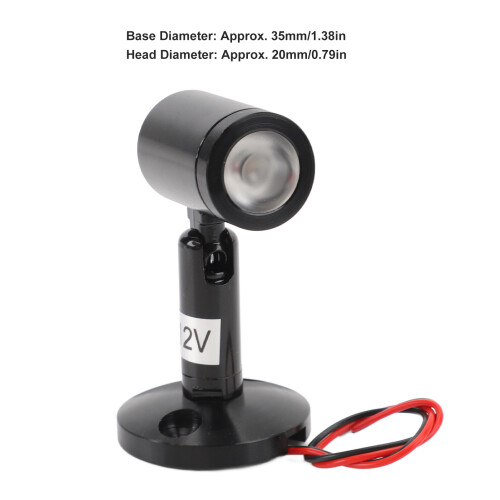 2 Stück Mini-LED-Spotlights 12V Warmweiß 35-mm-Basis 1