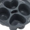 4 Eierpocher-Einsätze, 17x17x7 cm, PP, TM5 TM6 7
