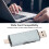 USB 3.0 Kartenleser OTG Dual USB-C Dunkelgrau 3