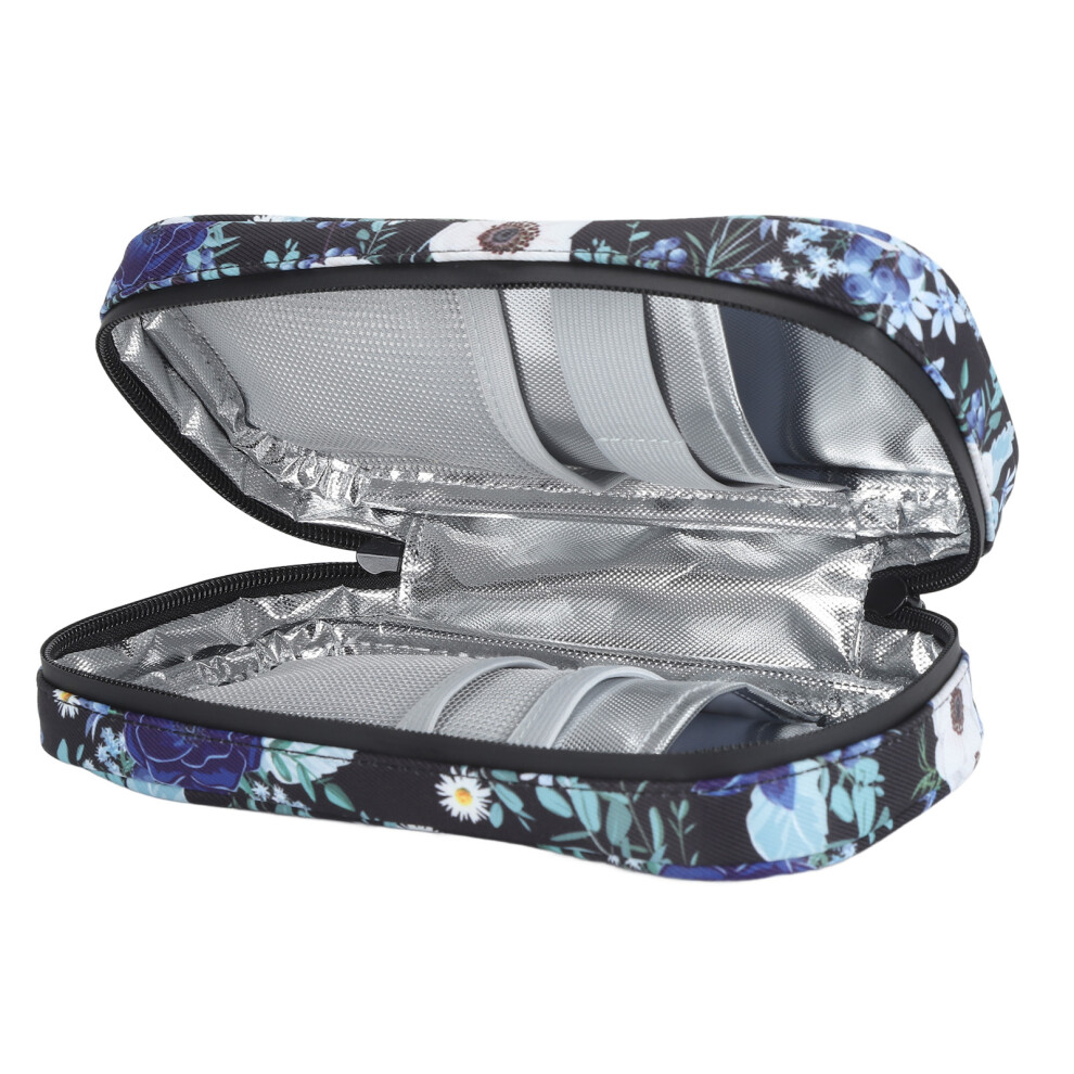 Insulin Cooling Pack Portable Medicine Cooler Bag for Insulin Pen Diabetic Supplies 2â24 Degrees Celsius Silver Lotos