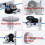 Extruder-Set 9.546:1 Silber CR10/Ender 3/CR6 6