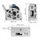 Extruder-Set 9.546:1 Silber CR10/Ender 3/CR6 10