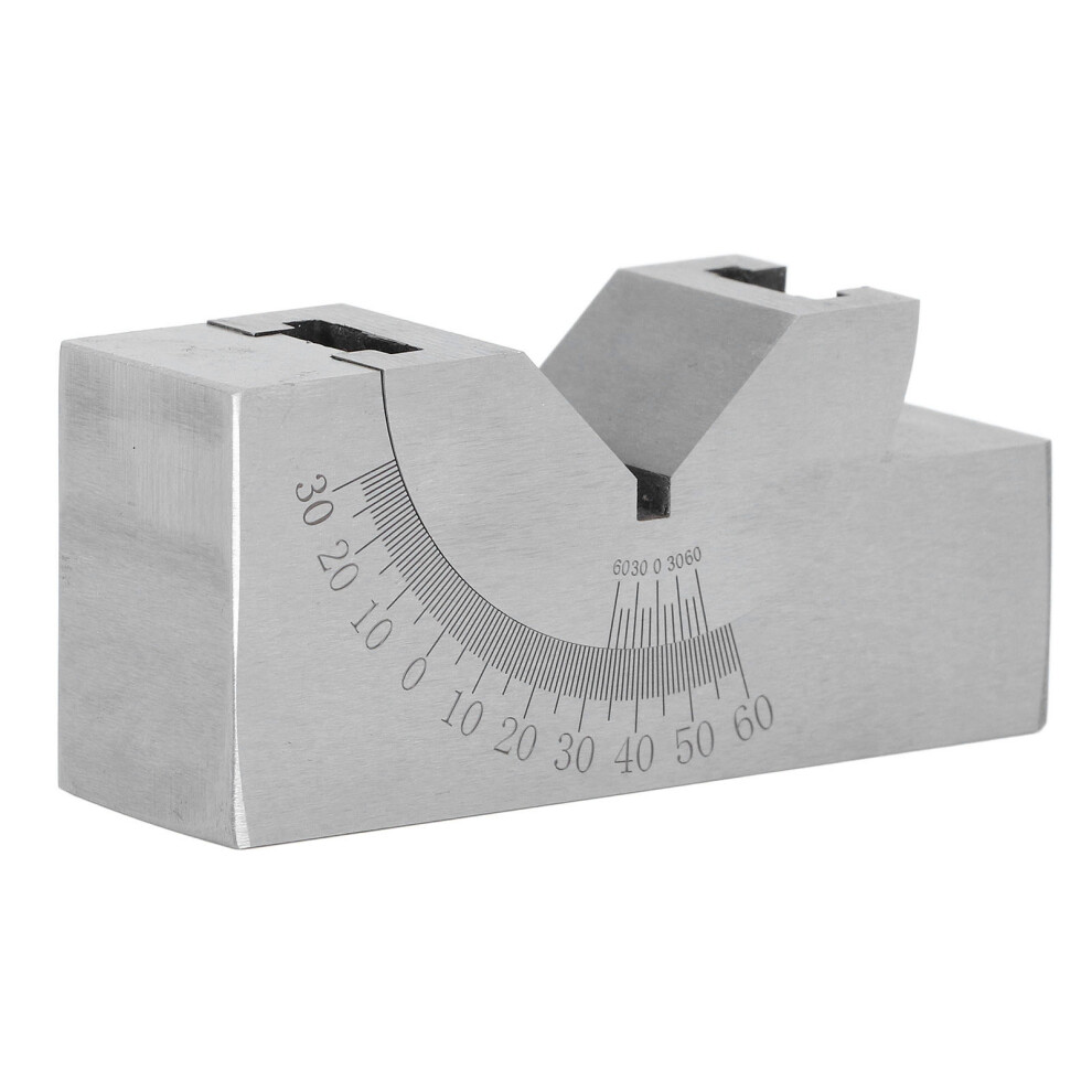 Micro Adjustable Angle Gauge Alloy Steel High Accuracy Angle V Block For Milling Machine 5071313923268