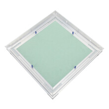 Access Panel Thickened Aluminum Alloy Frame Gypsum Board Access Door for Office Shopping Mall Hotel 300x300mm/11.8x11.8in