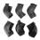 6PCS Billiard Table Liners Smooth Sliding Durable Pool Table Corner Pocket Liners Set for Most Pool Tables 2