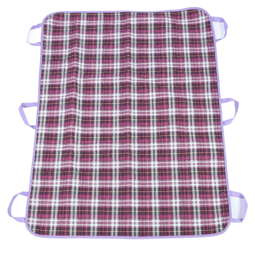 Positioning Bed Pad with Handles Waterproof Reusable Incontinence Patient Lift Bed Pad for Home Hospital 90 X 120cm / 35.4 X 47.2in