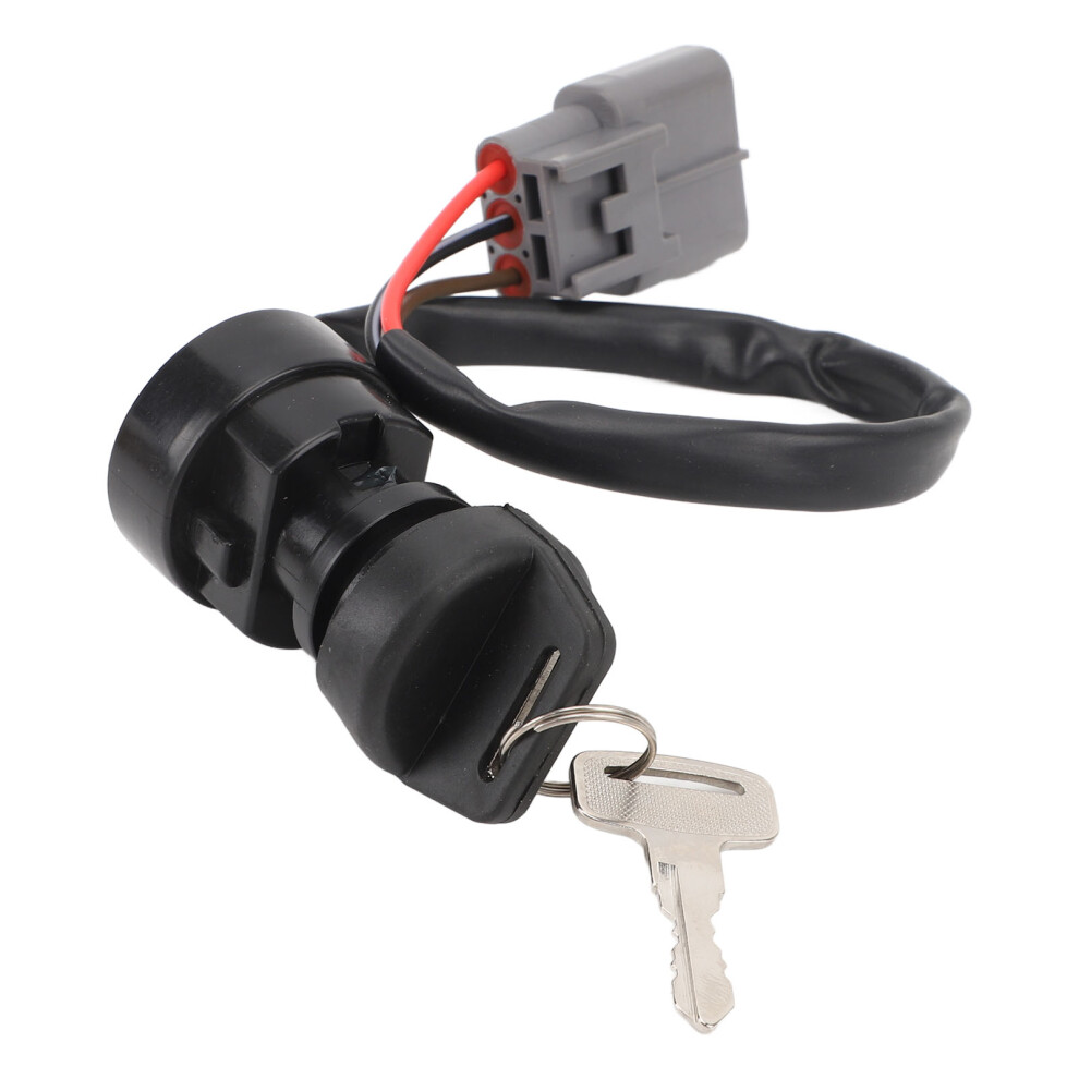 Atv Ignition Key Switch 3 Wire Stable Performance Ignition Starter Switch With Keys For Grizzly Atv 660 Yfm660 2002 To 2008 8711313924656