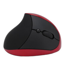 Vertikale Maus für die rechte Hand 650 mAh 800-1600 DPI Rot