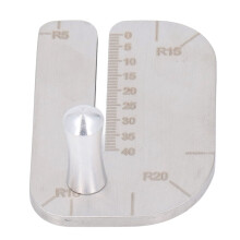 Leder-Stichplatte - Edelstahl DIY