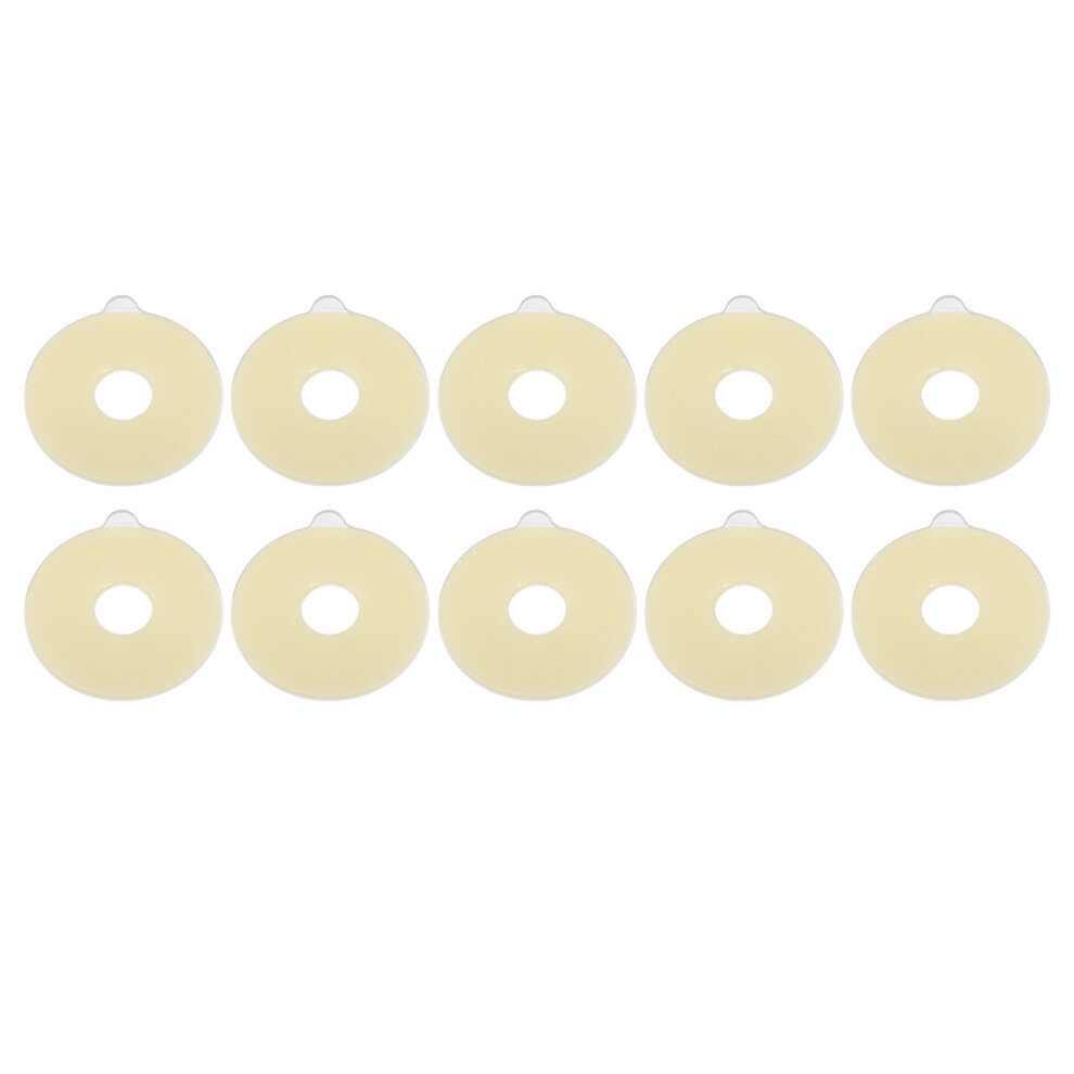 10PCS Ostomy Barrier Rings Moldable Ostomy Rings Hydrocolloid Adhesive Barrier Rings for Ostomy Bags