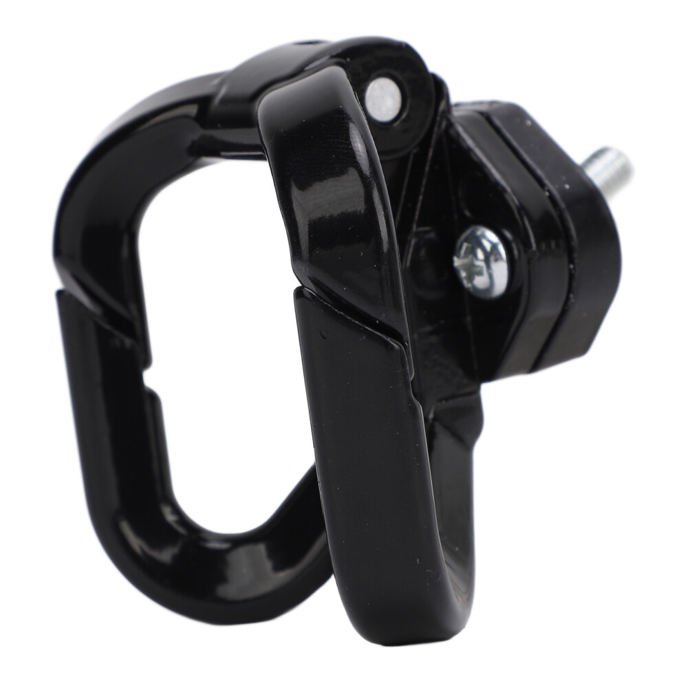 Motorcycle Handlebar Hook Multipurpose High Load Capacity Aluminum Alloy 360 Degree Adjustable Bicycle Scooter Hook Black 8271313930212