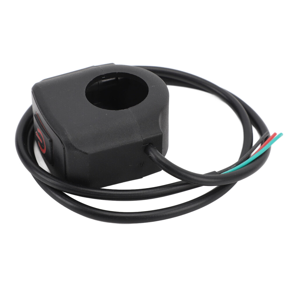 22Mm Waterproof Motorcycle Switch Universal Handlebar Horn Head Control Button Switch Red/Light 9321313930275
