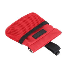 Große Hundeleckerchen-Tasche mit Hüftclip, Rot, 12x11x5cm
