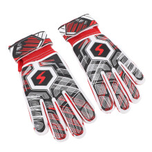 Kinder-Soccer-Torwart-Handschuhe Latex-Griff Rot Größe 7 Kollisionsfest