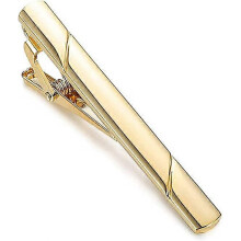 (As show, One size) Men's Stainless Steel Tie Clip (Gold) Minimalist Tie Tie Tie Clip Clip Pin Men's Best Gift Business Party Wedding Best Gift and Daily Life