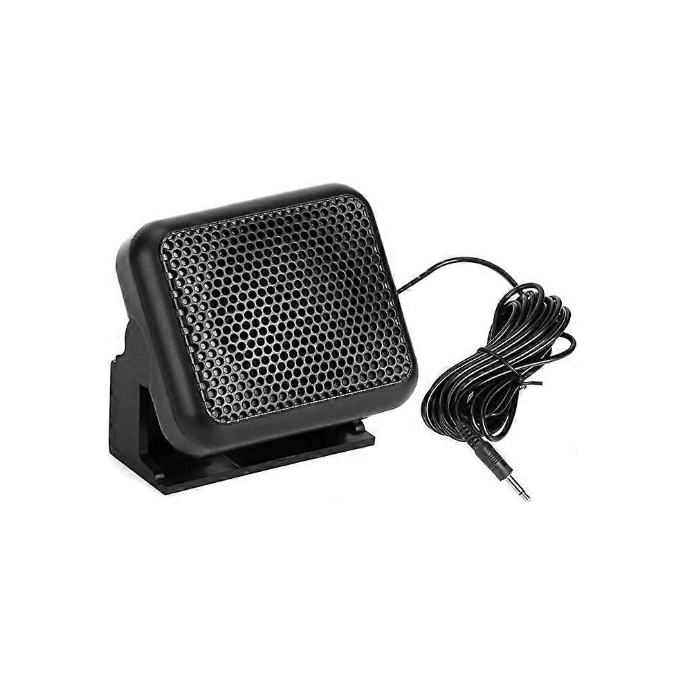 (As show, One size) External speaker and mini two-way radio suitable for external speakers of car walkie talkies
