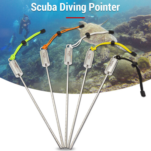 Taucher-Stahl-Ticklestick Unterwasser-Pointer mit Kabel