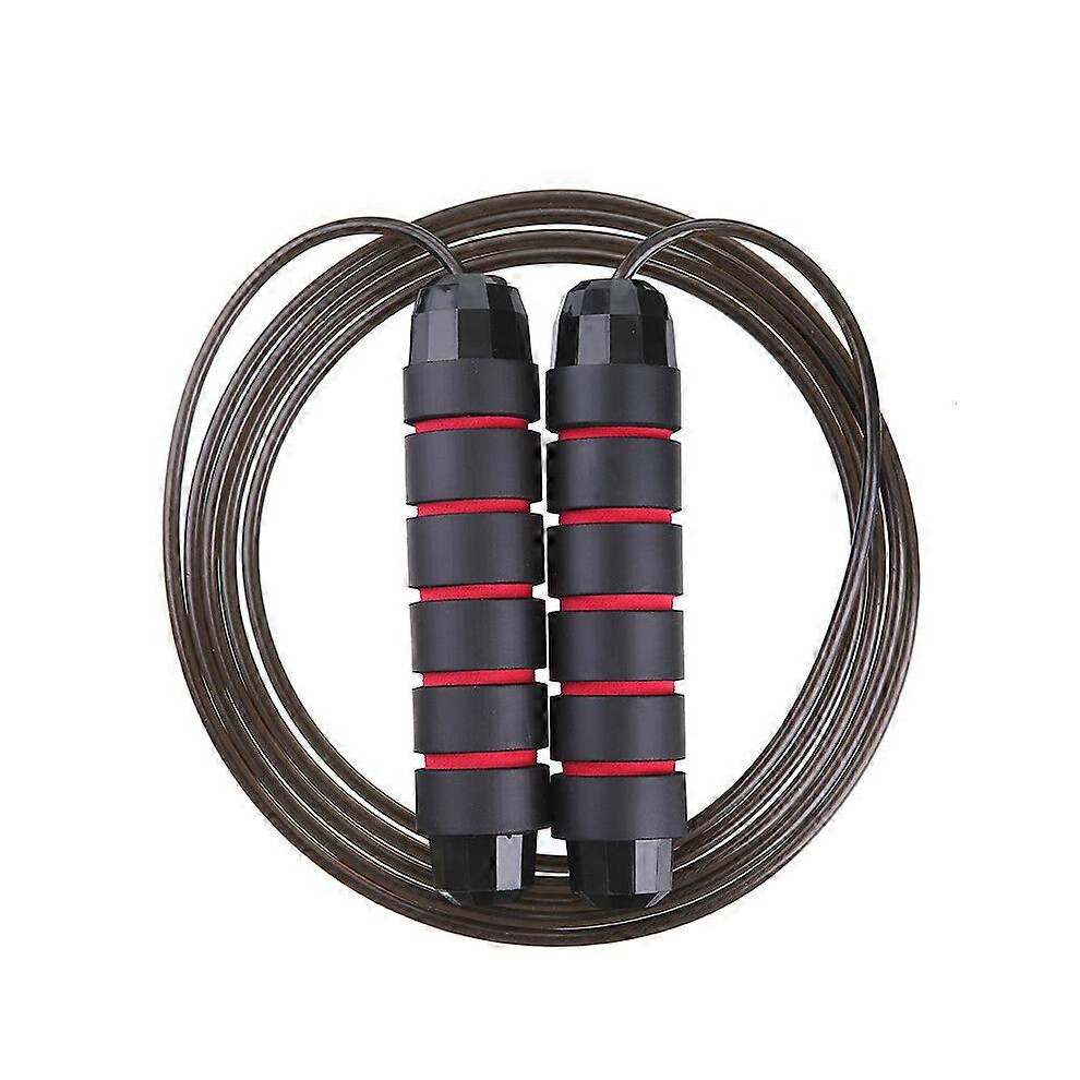 (As Show, One Size) Adult Jump Rope (Black) - Adjustable Jump Rope For Men, Women, And Children - Exercise Use Jump Rope To Burn Fat, Exercise Home Or Black