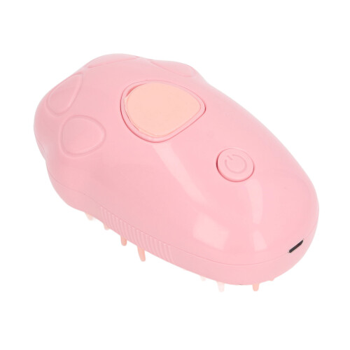 Haustier-Dampfbürste - 120 mAh, rosa, kompakt
