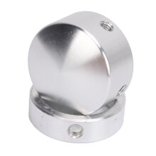 Aluminium-Endkappe für Fitnessgeräte-Griff, 1 Zoll