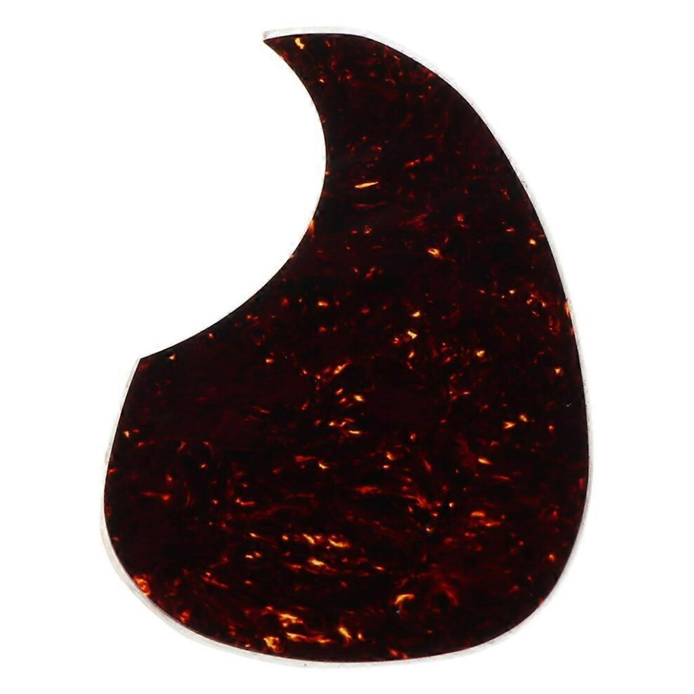 (As Show, One Size) Acoustic Guitar Pickguard Scratch Plate Black Tortoise Scratchplate Selfadhesive Multi 7683012661884