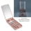 Make-up-Pinsel-Set mit LED-Spiegel, rotierbar -300mAh 3