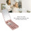 Make-up-Pinsel-Set mit LED-Spiegel, rotierbar -300mAh 4
