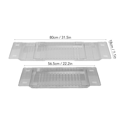 Badewannenablage, Retrac Caddy, durchsichtig 32.52oz 1