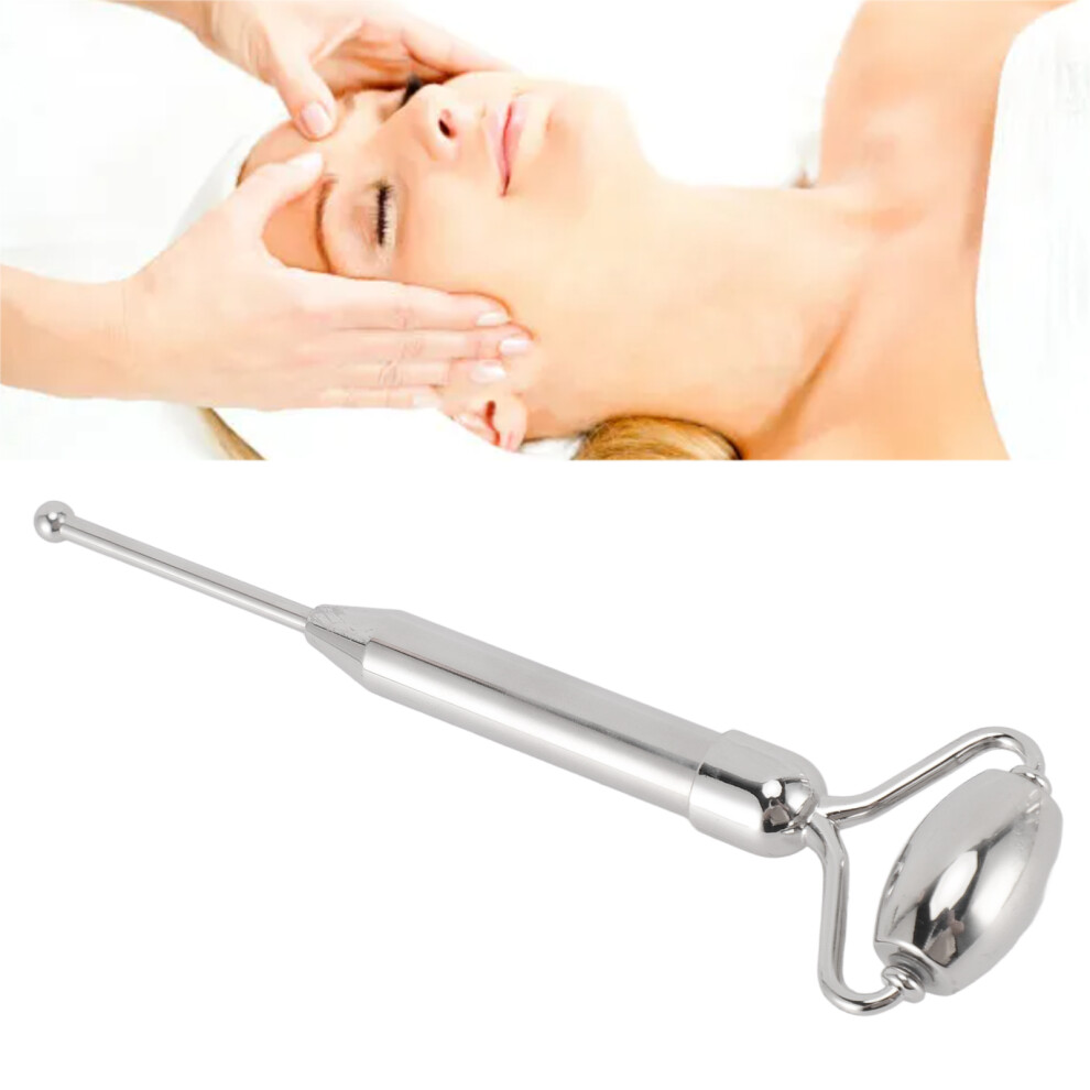 Face Roller Massager Stainless Steel Double Ended Eye Roller Facial Massage Tool for Puffiness Wrinkles