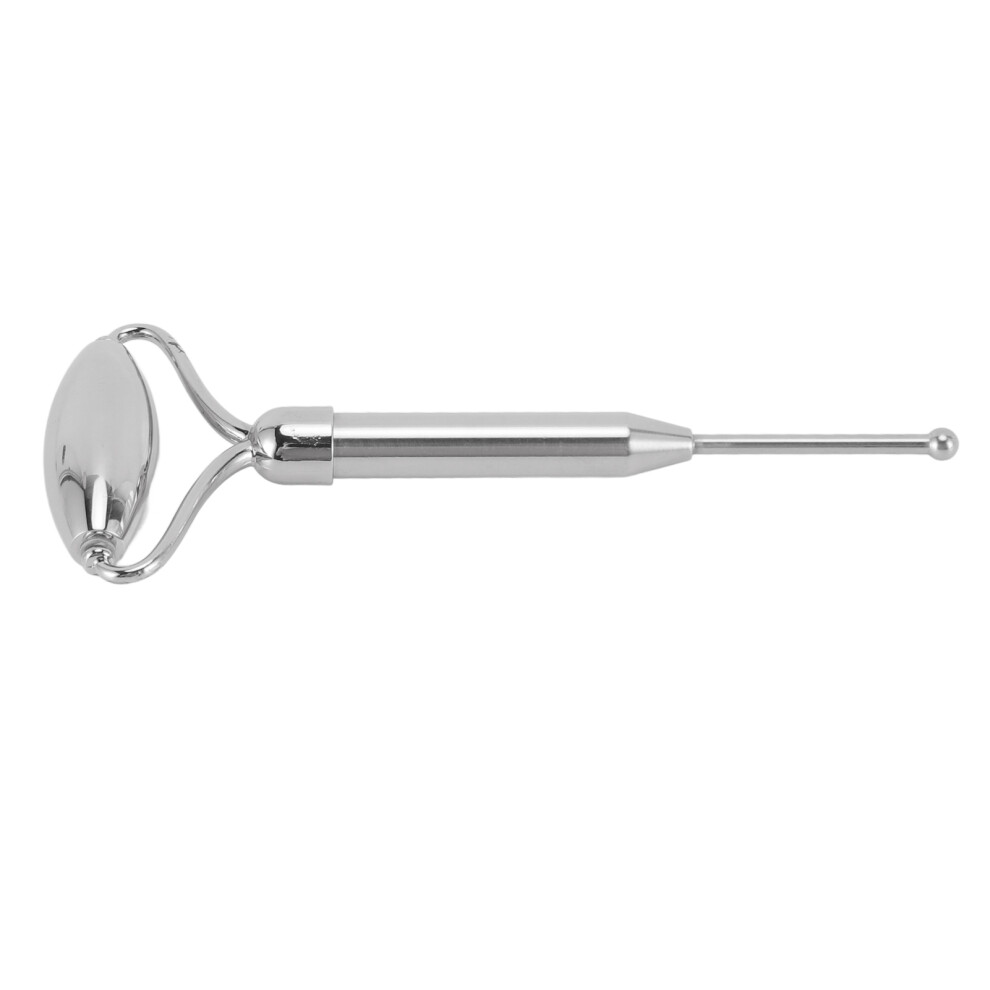 Dark Face Roller Noiseless Double End Stainless Steel Facial Massager For Wrinkles Eye Puffiness Circles