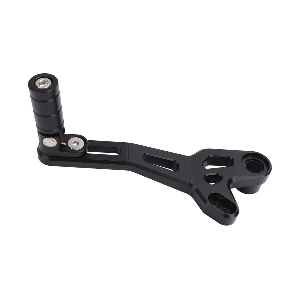 Motorcycle Adjustable Gear Shift Lever Cnc Aluminum Folding Gear Shifter Lever Replacement For Ducati Desertx 2022 To 2024 Black 7891313944296