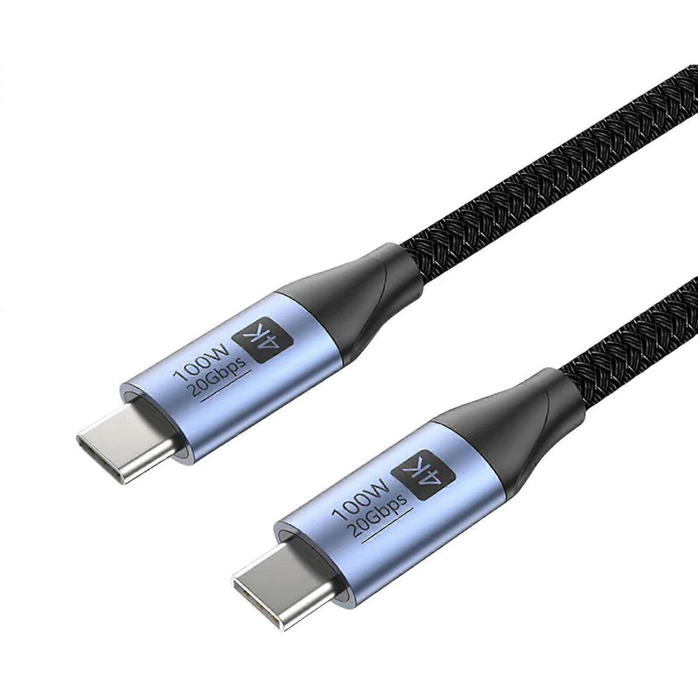 (0.5M, One Size) Type C 3.2 Cable Pd100w Charging Cord Wire Support 20Gbps Data Transmission Full Function Data Sync Line 0.5-3.0M 7683012644122