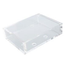 Computer Water Cooling Reservoir Rectangle Transparent Acrylic PC Water Cooling Tank Reservoir with G1/4 Thread