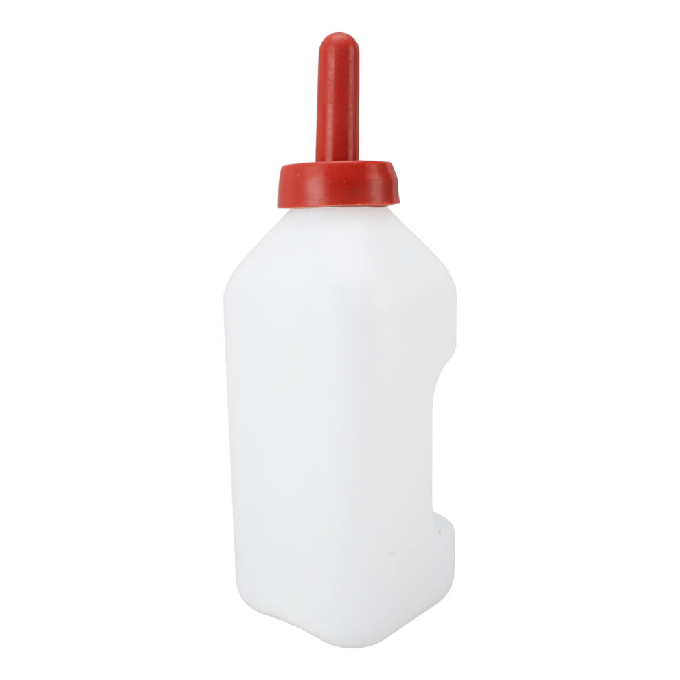 2L Calf Feeding Bottle Thicken Leakproof Silicone Nipple Calf Nursing Feeding Supplies with Handle for Farm Pasture Horizontal Milk Pot