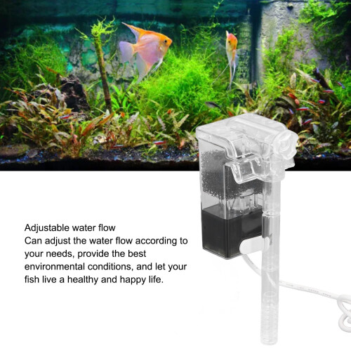 Hängender Außenfilter 2,5 W, 250 l/h, Kunststoff 35 cm 2