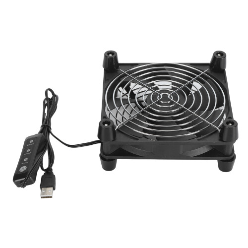 140 mm USB 5 V PC-Lüfter 2.800 U/min Schwarz 1,5 W 2