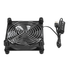 140 mm USB 5 V PC-Lüfter 2.800 U/min Schwarz 1,5 W