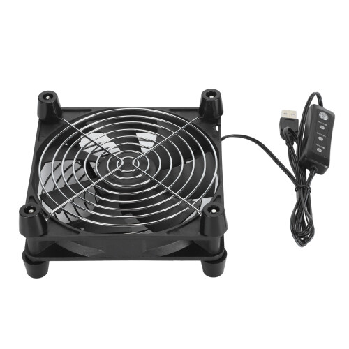 140 mm USB 5 V PC-Lüfter 2.800 U/min Schwarz 1,5 W